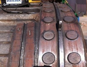 Hardox wearparts Bended back corner in bucket with long service life